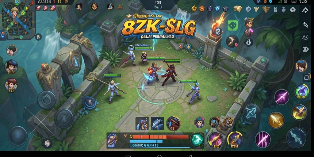 Tampilan gameplay seru dan interaktif di 8ZK.