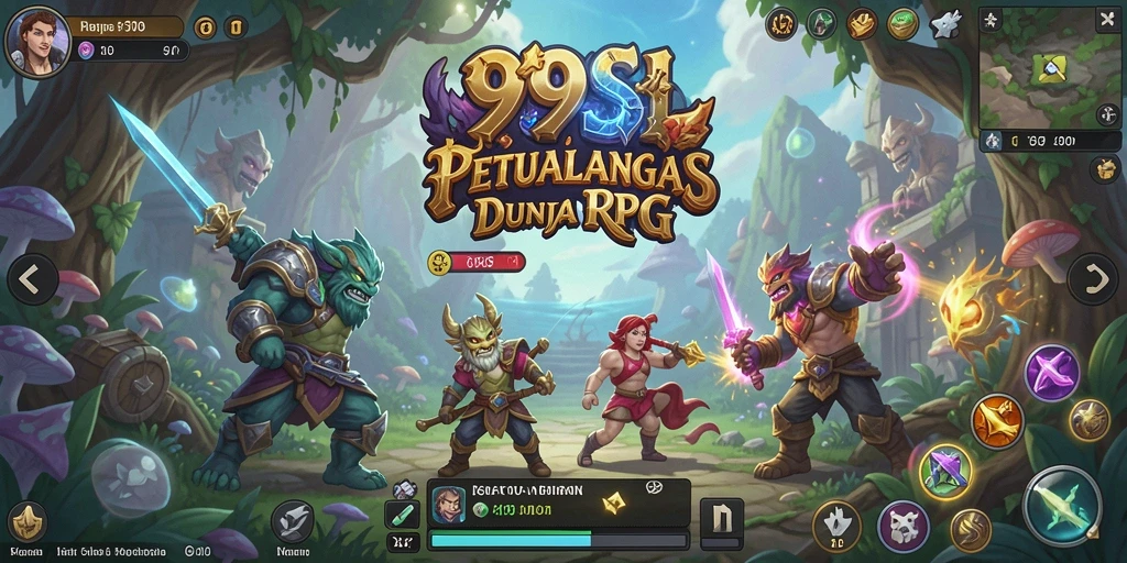 Gameplay 99SL yang memukau dengan petualangan RPG yang mendalam.