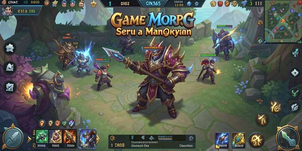 Screenshot CINA365 menampilkan petualangan seru dalam dunia MMORPG.