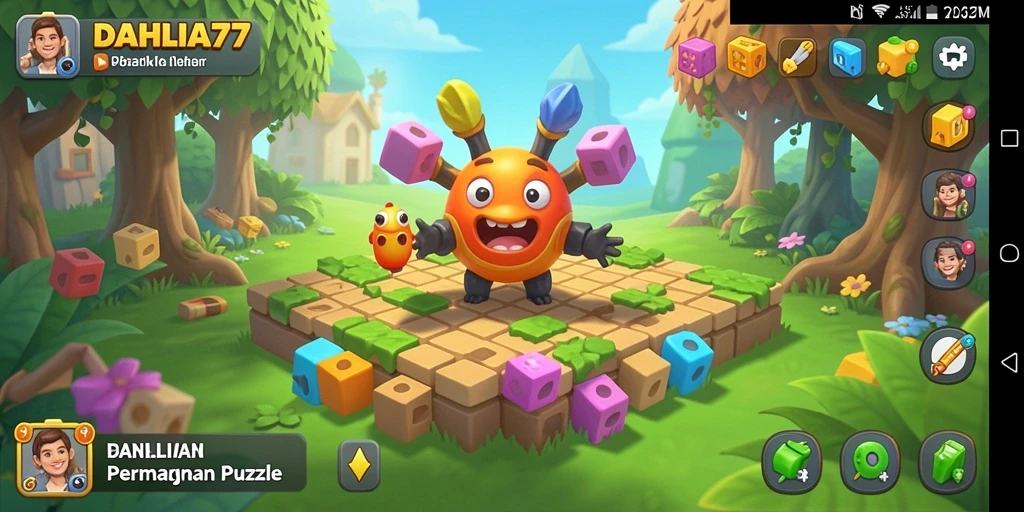 Tampilan gameplay menantang dan menarik dari DAHLIA77.