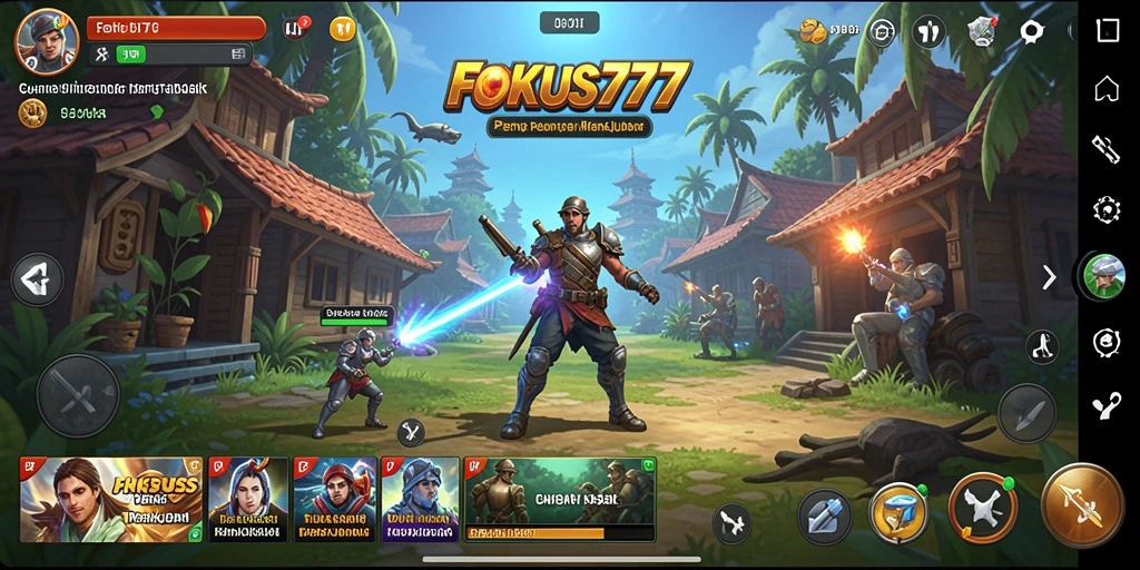 Tampilan gameplay <strong>FOKUS777</strong> yang menakjubkan dan interaktif.