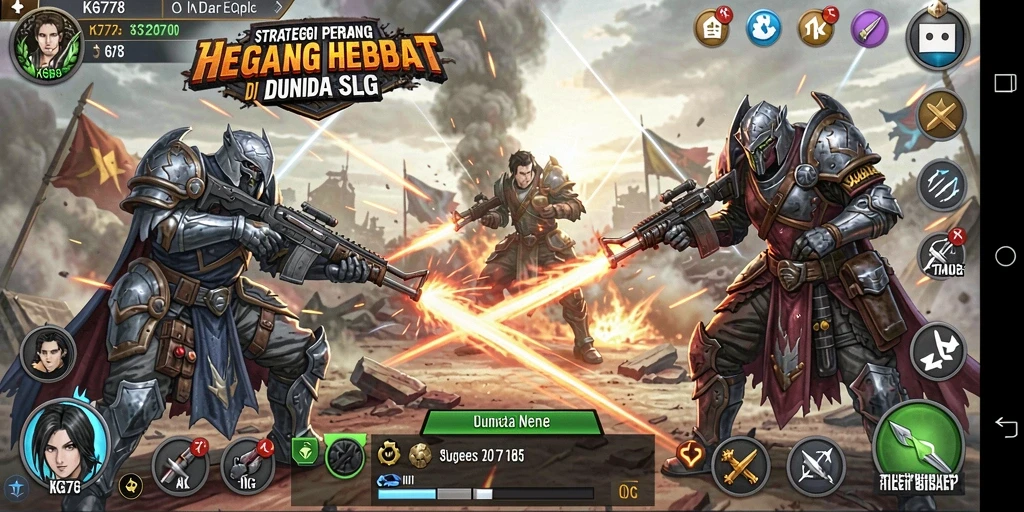 Tampilan permainan <strong>KG778</strong> dengan pertempuran strategis yang mendebarkan.