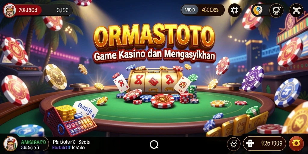 Tampilan utama gameplay <strong>ORMASTOTO</strong> yang mengasyikkan dan interaktif.