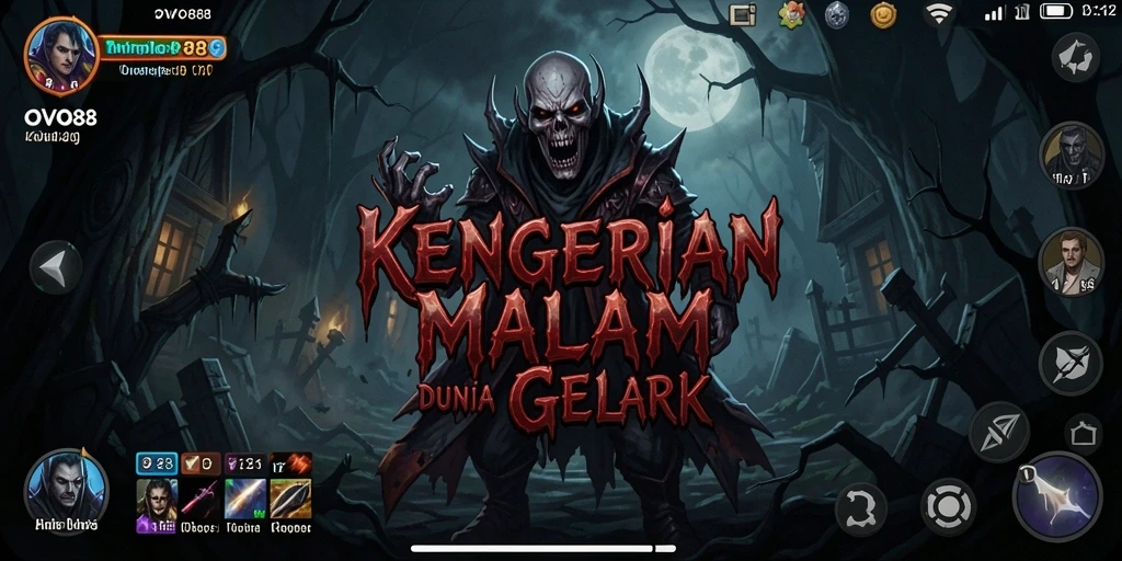 Tangkapan layar OVO88 menampilkan suasana mencekam dan gameplay yang mendebarkan.