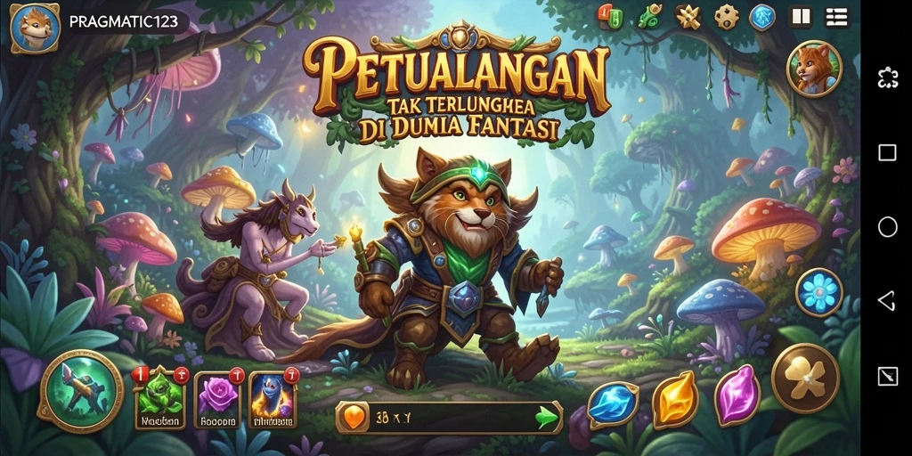 Tangkapan layar PRAGMATIC123 menampilkan aksi seru dalam petualangan epik.