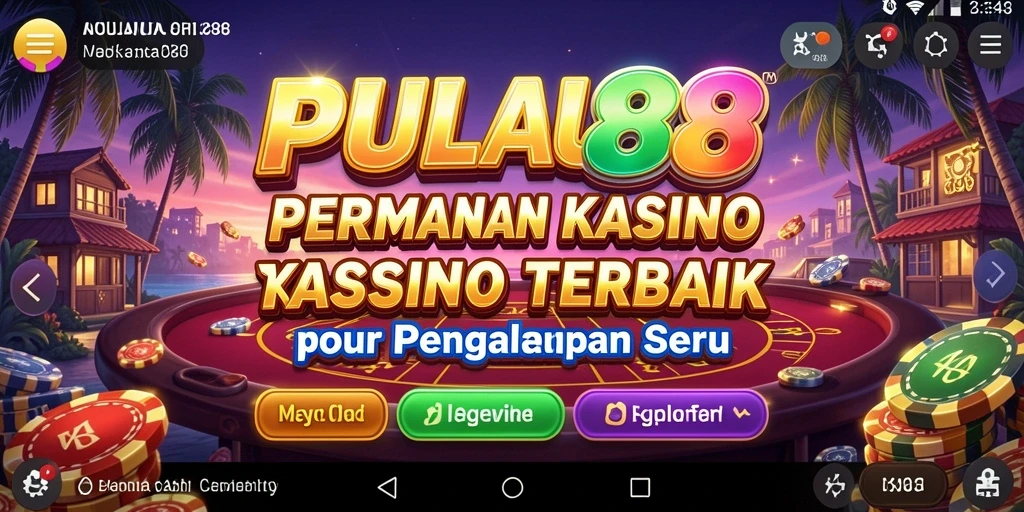 Screenshot gameplay PULAU88 menampilkan suasana Kasino yang mengasyikkan.