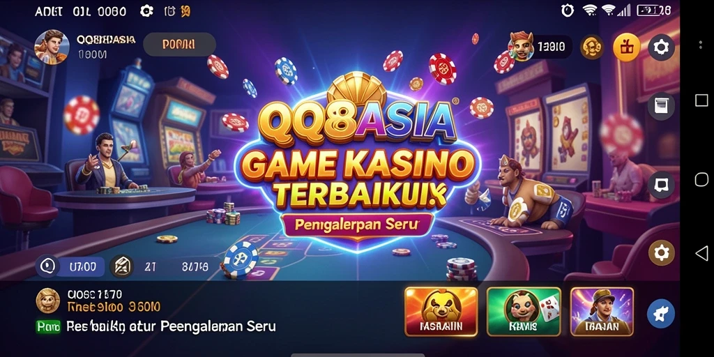 Tampilan gameplay Kasino QQ88ASIA yang menarik dan interaktif.